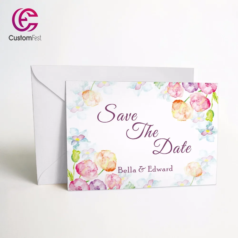 50pcs/lot Personalized Thank you card or save the date card with free envelop floral flower 033
50pcs/lot Personalized Thank you card or save the date card with free envelop floral flower 033