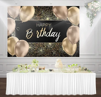 HUAYI custom happy birthday gold balloons glitter dots photography backdrop background adult childrens party banner hz-1102
HUAYI custom happy birthday gold balloons glitter dots photography backdrop background adult childrens party banner hz-1102
