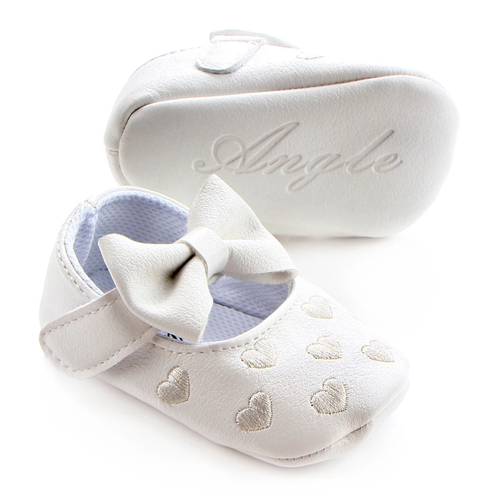Nouveau-Né Bébé Garçon Fille doux Oxford Crib Chaussures Toddler Prewalker Baskets 0-18 M