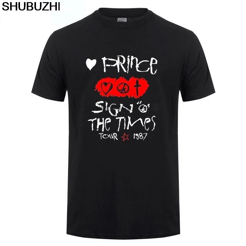 N Vintage PRINCE Sign O The Times Tour 1987 Shirt SELLER - Purple Rain New Fashion T Shirt Cotton Print T-Shirt Top Tee
N Vintage PRINCE Sign O The Times Tour 1987 Shirt SELLER - Purple Rain New Fashion T Shirt Cotton Print T-Shirt Top Tee