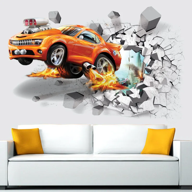 3D stereo wall stickers Jurassic dinosaur stickers creative decor stickers car broken wall stickers children's room statue toy
3D stereo wall stickers Jurassic dinosaur stickers creative decor stickers car broken wall stickers children's room statue toy