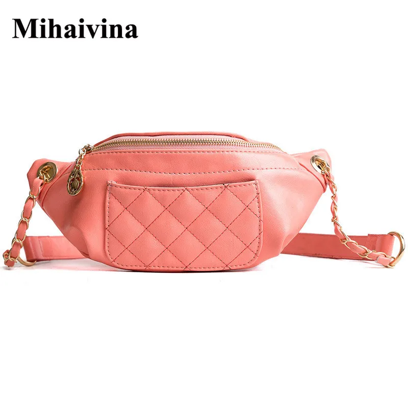Mihaivina Multifunctional PU Leather Waist Pack Women Portable Chest Bag Mini Shoulder Bag Phone Money Purse Chain Strap 3 Color
Mihaivina Multifunctional PU Leather Waist Pack Women Portable Chest Bag Mini Shoulder Bag Phone Money Purse Chain Strap 3 Color
