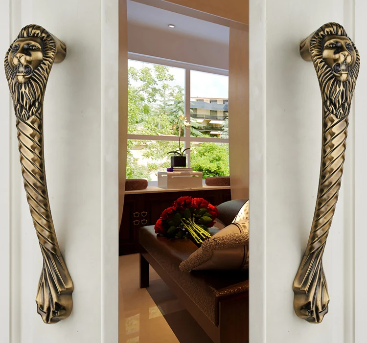 Lion Gate Handle Shape Solid Wooden Door Glass Door Handle Door(C.C:250mm,L:300mm)
Lion Gate Handle Shape Solid Wooden Door Glass Door Handle Door(C.C:250mm,L:300mm)