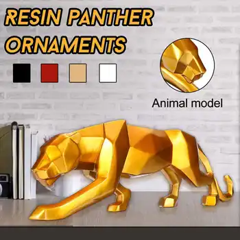Large Modern Abstract Black Panther Resin Sculpture Geometric Resin Leopard Statue Crafts Wildlife Art Decor Gift
Large Modern Abstract Black Panther Resin Sculpture Geometric Resin Leopard Statue Crafts Wildlife Art Decor Gift