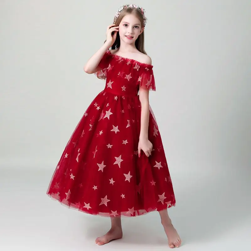 2019 Kids Girl Princess Wedding Birthday Party Dress Teen Girl Tulle Embroidery Star Vestido Children Pageant Ball Gown Q756
2019 Kids Girl Princess Wedding Birthday Party Dress Teen Girl Tulle Embroidery Star Vestido Children Pageant Ball Gown Q756