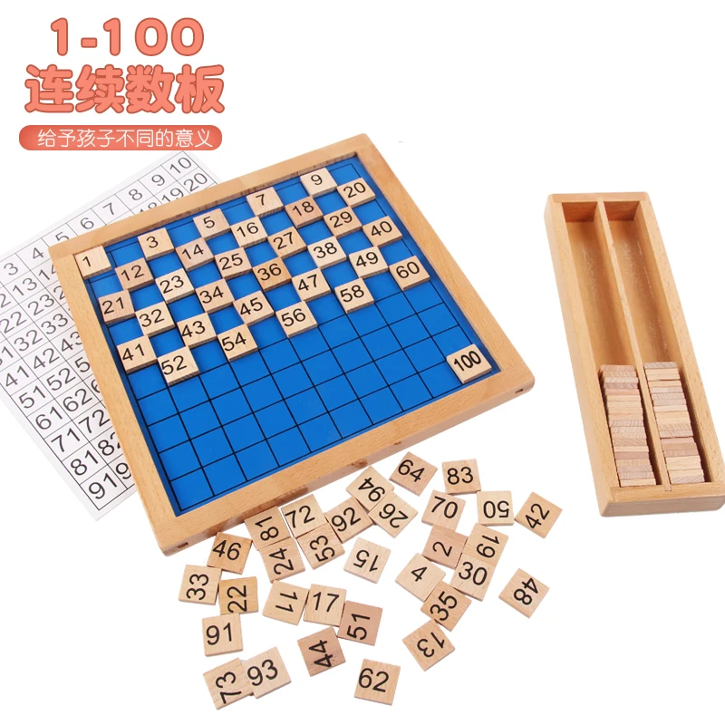 Children's Enlightenment Early Learning Toys.Mathematics Teaching Tools 1-100 Continuous Board.
Children's Enlightenment Early Learning Toys.Mathematics Teaching Tools 1-100 Continuous Board.