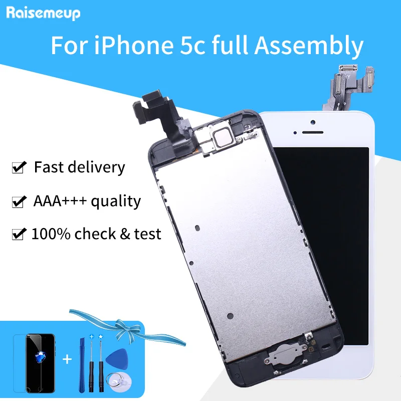 New AAAAA Full Set LCD Screen For iPhone 5C 3D Touch LCD Screen Display Digitizer Screen Complete Assembly Replacement Parts
New AAAAA Full Set LCD Screen For iPhone 5C 3D Touch LCD Screen Display Digitizer Screen Complete Assembly Replacement Parts