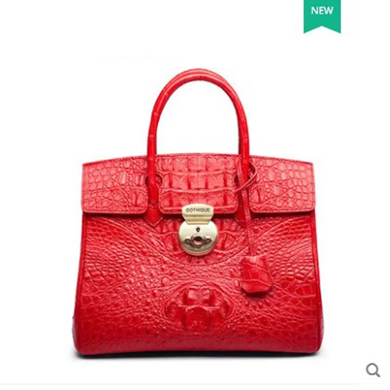 gete 2018 new crocodile skin women handbag bag Thai leather female bag single shoulder Bag Platinum Bag
gete 2018 new crocodile skin women handbag bag Thai leather female bag single shoulder Bag Platinum Bag