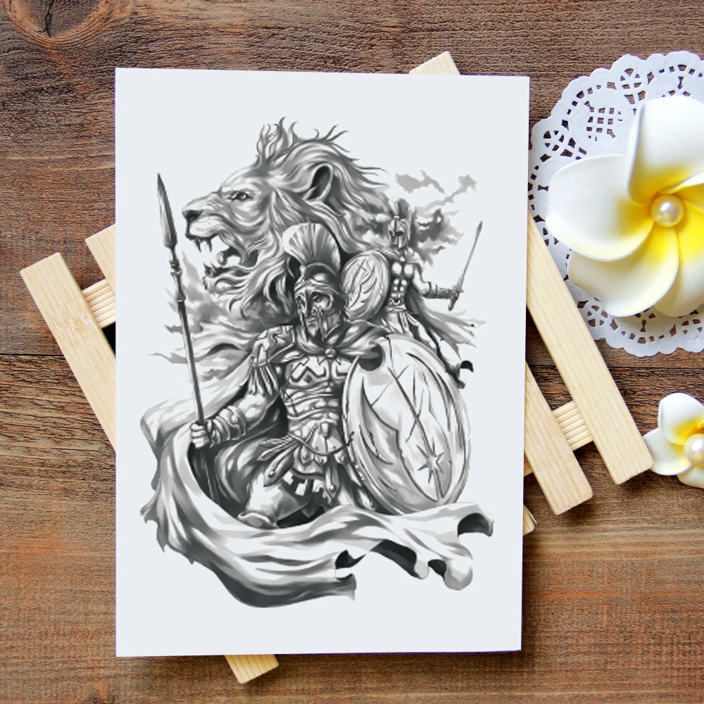 Waterproof Temporary Tattoo Sticker Hero lion tattoo Water Transfer Flash Tattoo fake tattoo for women men kids #817
Waterproof Temporary Tattoo Sticker Hero lion tattoo Water Transfer Flash Tattoo fake tattoo for women men kids #817
