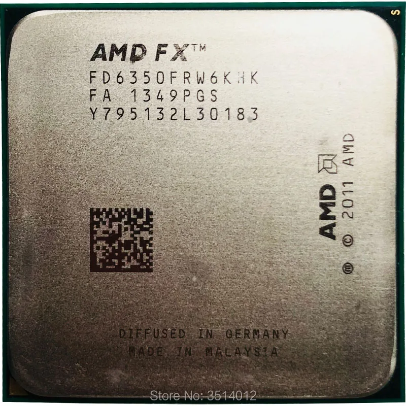 AMD FX-Series FX-6350 FX 6350 3.9 GHz Six-Core CPU Processor FD6350FRW6KHK Socket AM3+
AMD FX-Series FX-6350 FX 6350 3.9 GHz Six-Core CPU Processor FD6350FRW6KHK Socket AM3+