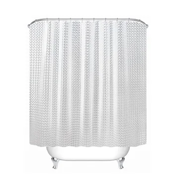 EVA 3D Waterproof Transparent Shower Curtain Mildew Resistant Anti-Bacterial Liner For Bathroom luxury curtains With 12pcs Hooks
EVA 3D Waterproof Transparent Shower Curtain Mildew Resistant Anti-Bacterial Liner For Bathroom luxury curtains With 12pcs Hooks