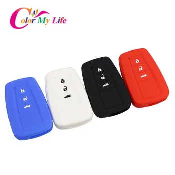 Color My Life Silicone Remote Car Keychain Key Cover Case Fit for Toyota Camry CHR C-HR Prius Corolla RAV4 Prado 2016 2017 2018 
Color My Life Silicone Remote Car Keychain Key Cover Case Fit for Toyota Camry CHR C-HR Prius Corolla RAV4 Prado 2016 2017 2018