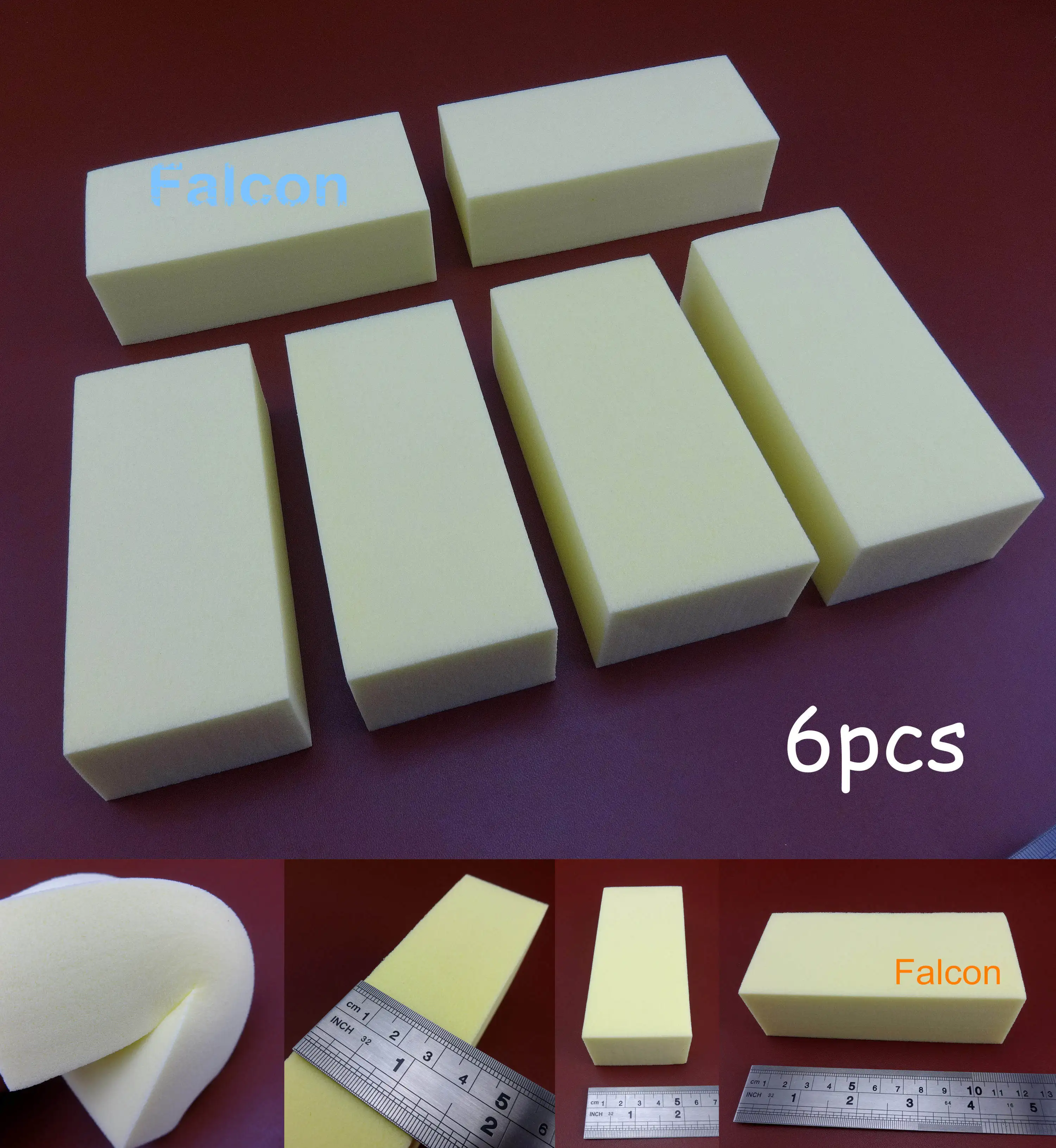 6pcs Leather Craft Stamp Carve Dye Pro High Density Sponge Foam Dauber Tool Set - Sewing Stitching Edging Creasing Cutter Knife
6pcs Leather Craft Stamp Carve Dye Pro High Density Sponge Foam Dauber Tool Set - Sewing Stitching Edging Creasing Cutter Knife