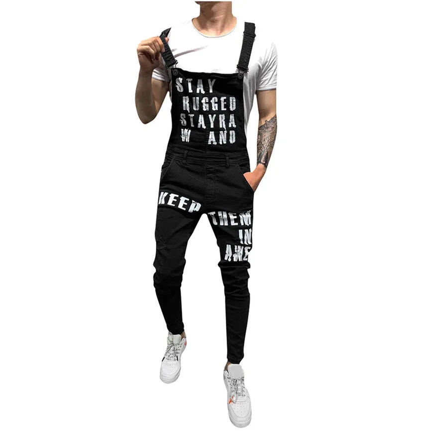 Smart Trousers For Men Mens Hole Pocket Jeans Overall Jumpsuit Streetwear Overall Suspender Pants Cargo Pants Overalls
Smart Trousers For Men Mens Hole Pocket Jeans Overall Jumpsuit Streetwear Overall Suspender Pants Cargo Pants Overalls