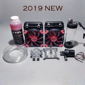 DIY PC gaming CPU Water Cooling System Kit i3 processor Computers Radiator Pump Reservoir Heat Sink 240mm Water row for gtx650
DIY PC gaming CPU Water Cooling System Kit i3 processor Computers Radiator Pump Reservoir Heat Sink 240mm Water row for gtx650