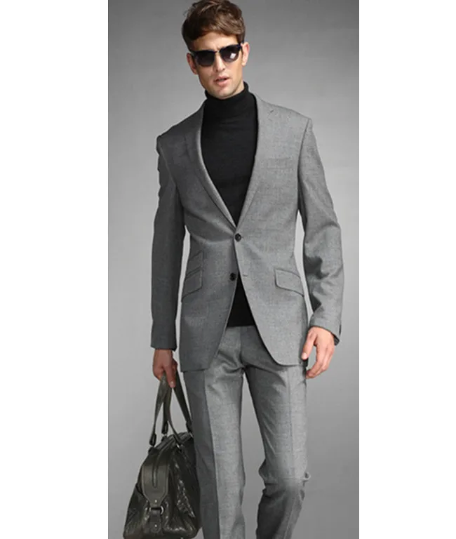 Custom Made Slim Fit Grey Men Suits Groom Tuxedos Skinny 2 Piece Gentle Prom Suits Wedding Suits For Men (Jacket+Pant) DF453
Custom Made Slim Fit Grey Men Suits Groom Tuxedos Skinny 2 Piece Gentle Prom Suits Wedding Suits For Men (Jacket+Pant) DF453