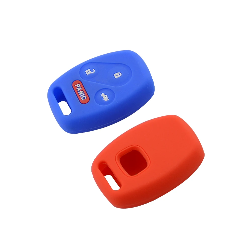 4 buttons silicone car key case for Honda 4