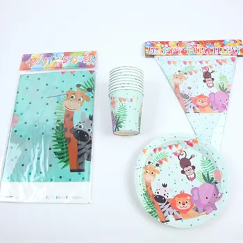 31pcs Safari party children's birthday party decoration set party things animal party things that children like
31pcs Safari party children's birthday party decoration set party things animal party things that children like