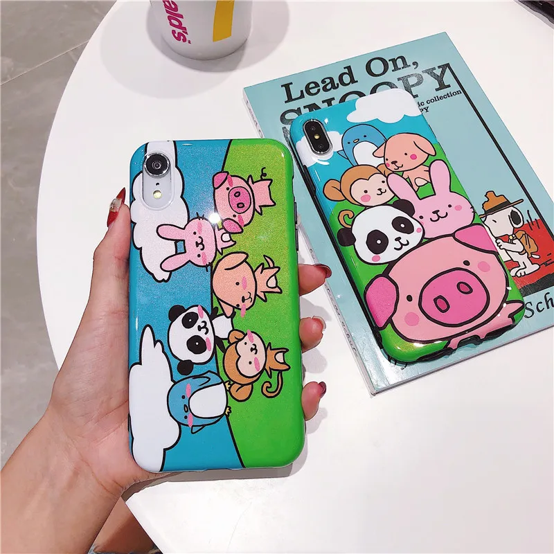 100pcs Cartoon pig Phone Case For iphone 6S Case For iphone X XR XS 6 7 8 Plus Lovely Animal Cats Back Cover Soft TPU Cases Capa
100pcs Cartoon pig Phone Case For iphone 6S Case For iphone X XR XS 6 7 8 Plus Lovely Animal Cats Back Cover Soft TPU Cases Capa