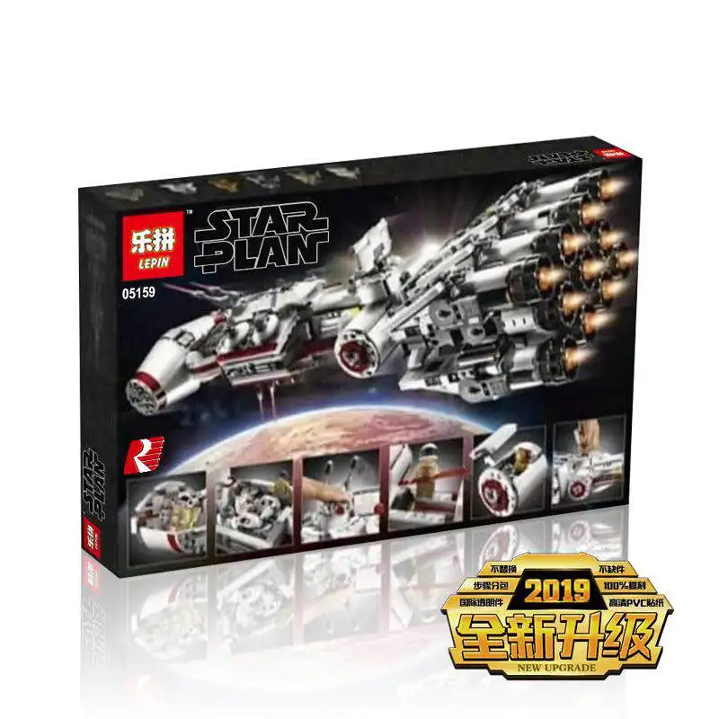 DHL Lepin 05159 Star Toys Wars The Legoing 75244 Rebel Blockade Runner Set Building Blocks Bricks Kid Toys As Christmas Gifts
DHL Lepin 05159 Star Toys Wars The Legoing 75244 Rebel Blockade Runner Set Building Blocks Bricks Kid Toys As Christmas Gifts