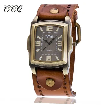 CCQ Vintage Fashion Cow Leather Wrist Watch Unisex Antique Casual Quartz Wrist Watch Relogio Masculino Relojes Hombres C22
CCQ Vintage Fashion Cow Leather Wrist Watch Unisex Antique Casual Quartz Wrist Watch Relogio Masculino Relojes Hombres C22
