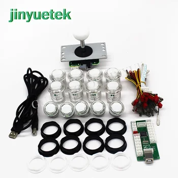 jinyuetek Arcade Joystick DIY Kit Zero Delay USB Controller PC to Push Buttons + Wire Harness+ Arcade Joystick
jinyuetek Arcade Joystick DIY Kit Zero Delay USB Controller PC to Push Buttons + Wire Harness+ Arcade Joystick