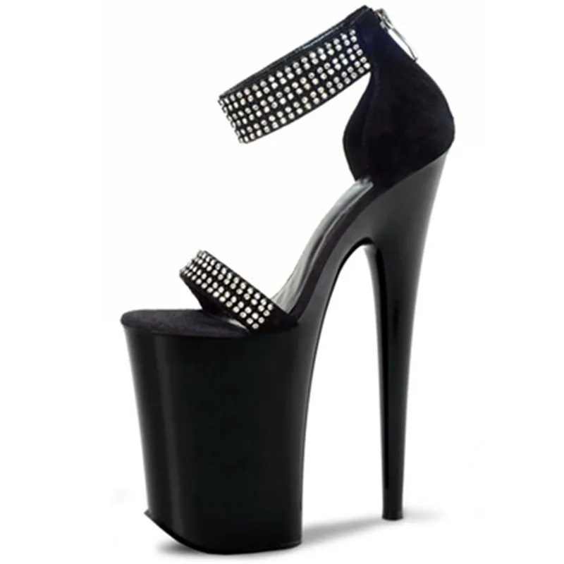 Super black sequined heels on the 20cm stage.Nightclub fashion sandals, model pole-dancing sandals
Super black sequined heels on the 20cm stage.Nightclub fashion sandals, model pole-dancing sandals