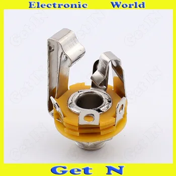 50pcs Brand New 6.5 Dual Track Metal Socket Jack with Button 3-Pole/Pin Stereo 6.5 Female Connector 6.5 Plug
50pcs Brand New 6.5 Dual Track Metal Socket Jack with Button 3-Pole/Pin Stereo 6.5 Female Connector 6.5 Plug