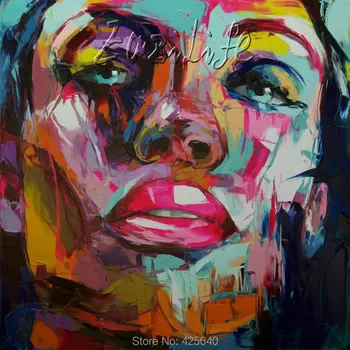 Palette knife painting portrait Palette knife Face Oil painting Impasto figure on canvas Hand painted Francoise Nielly 13-17
Palette knife painting portrait Palette knife Face Oil painting Impasto figure on canvas Hand painted Francoise Nielly 13-17