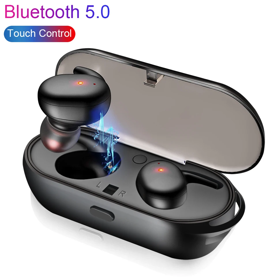 Overfly Bluetooth Earphone 5.0 Mini TWS Wireless Headset Touch Control Sport Ear Stereo Cordless Earbuds with Charging box
Overfly Bluetooth Earphone 5.0 Mini TWS Wireless Headset Touch Control Sport Ear Stereo Cordless Earbuds with Charging box