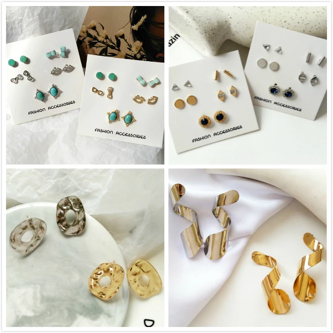 Mini Glasses Rhinestone Simple Stud Earrings Sets Geometric Fashion Irregular Rock Earings Fashion Jewelry
Mini Glasses Rhinestone Simple Stud Earrings Sets Geometric Fashion Irregular Rock Earings Fashion Jewelry
