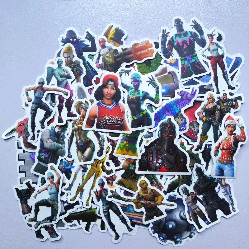 104 pcs/pack Fortnight Stickers Fortnited Battle Royale Graffiti Stickers For Moto car suitcase laptop Skateboard Sticker
104 pcs/pack Fortnight Stickers Fortnited Battle Royale Graffiti Stickers For Moto car suitcase laptop Skateboard Sticker