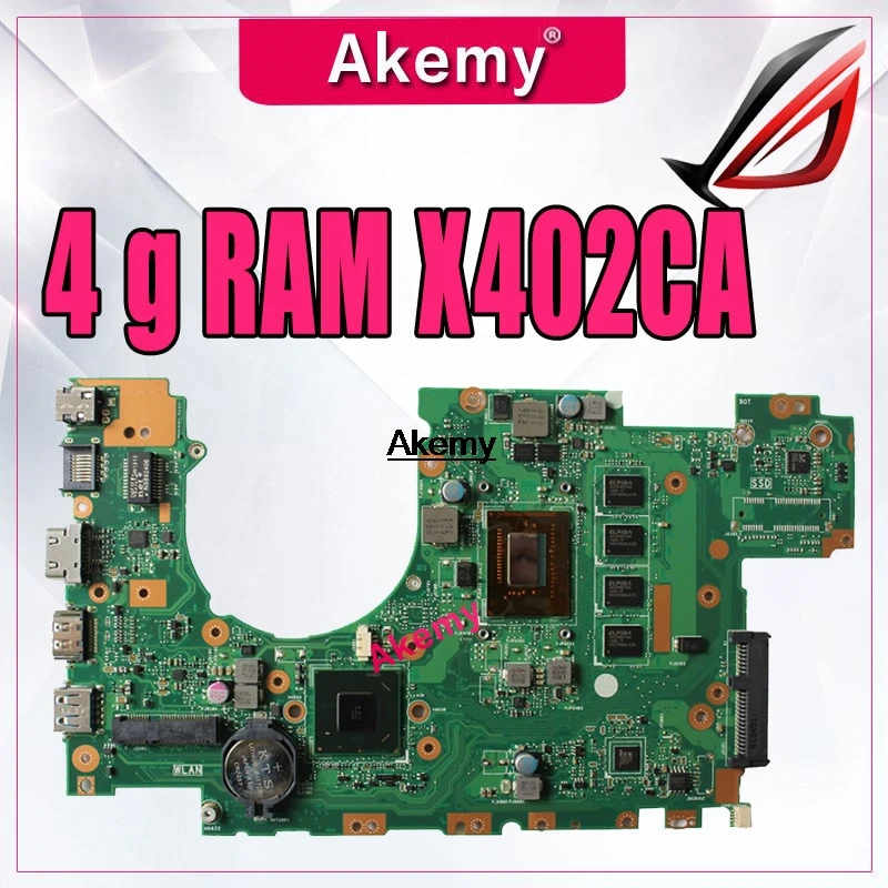 X402CA X502CA Laptop motherboard for ASUS X502C X402C F502C F402C Mainboard for laptop with 4 g RAM 847/987/1007U Tests 100% OK
X402CA X502CA Laptop motherboard for ASUS X502C X402C F502C F402C Mainboard for laptop with 4 g RAM 847/987/1007U Tests 100% OK