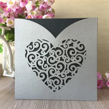 20pcs/lot Hollow Laser Cut Greeting Pearl Paper Wedding Invitation Card Heart Shaped Invitation Marriag Invitation Card
20pcs/lot Hollow Laser Cut Greeting Pearl Paper Wedding Invitation Card Heart Shaped Invitation Marriag Invitation Card