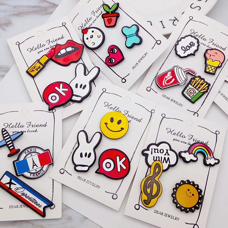 1 Pcs fashion Acrylic Pin Badge Clothes Badges Backpack Beautify Icons Shoes Package Icon Brooch Badge Pin Collar
1 Pcs fashion Acrylic Pin Badge Clothes Badges Backpack Beautify Icons Shoes Package Icon Brooch Badge Pin Collar