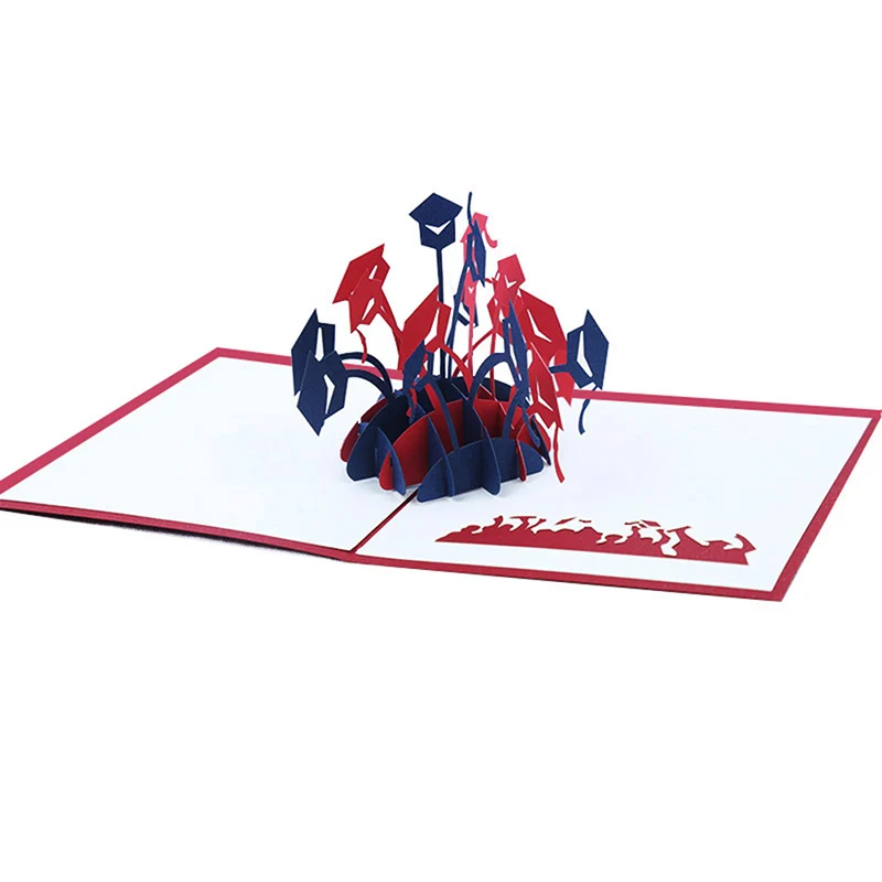 3D Popular Up Greeting Card With Doctoral Cap Tree Diploma Ceremony Invitation For Graduation
3D Popular Up Greeting Card With Doctoral Cap Tree Diploma Ceremony Invitation For Graduation