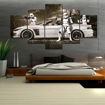 5 Piece Movie Poster Star Wars BMW Sports Car Poster Home Decor Wall Sticker Wall Art Canvas Painting Mural Art Wall Picture
5 Piece Movie Poster Star Wars BMW Sports Car Poster Home Decor Wall Sticker Wall Art Canvas Painting Mural Art Wall Picture