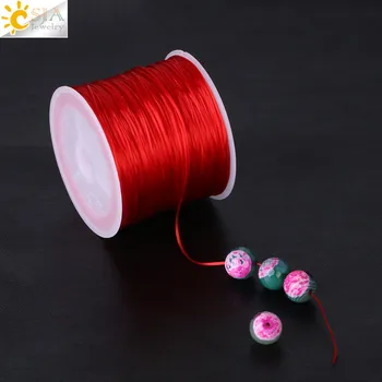 CSJA 60M Imported 0.25mm Stretch Elastic Crystal Line String Cord Rope Roll Beaded Strand Bracelet DIY Making Multi Color F296
CSJA 60M Imported 0.25mm Stretch Elastic Crystal Line String Cord Rope Roll Beaded Strand Bracelet DIY Making Multi Color F296