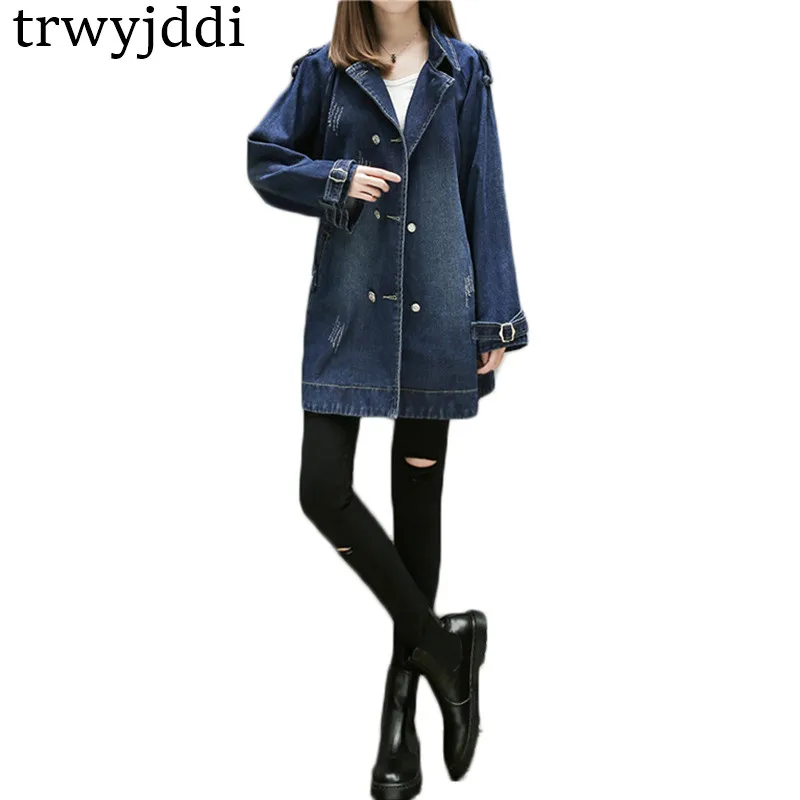 Spring New 2018 Korean Coats Female BF Cowboy Coat Large Size 5xl Fashion Jackets Jeans Coats Loose Long Denim Windbreaker hl278
Spring New 2018 Korean Coats Female BF Cowboy Coat Large Size 5xl Fashion Jackets Jeans Coats Loose Long Denim Windbreaker hl278