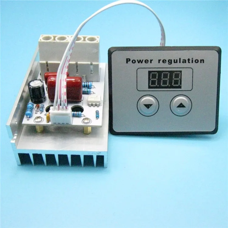 AC 220V 10000W 80A Digital Control SCR Electronic Voltage Regulator Speed Control Dimmer Thermostat + Digital Meters
AC 220V 10000W 80A Digital Control SCR Electronic Voltage Regulator Speed Control Dimmer Thermostat + Digital Meters