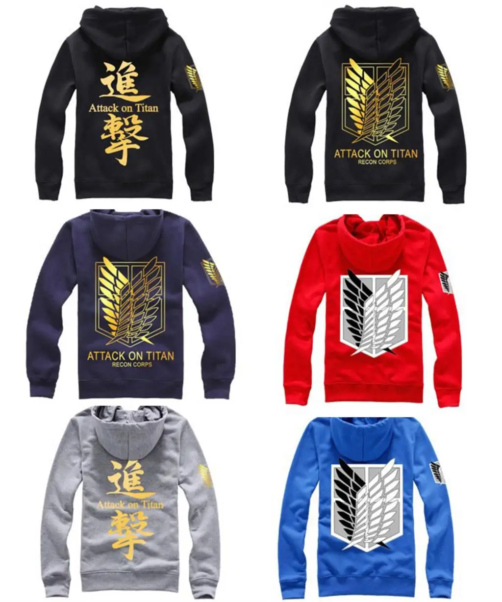 Attack on Titan Hoodie Coat Shingeki no Kyojin Hoodie Coat Cosplay Costumes Eren Levi Golden Hoodie Sweatshirt
Attack on Titan Hoodie Coat Shingeki no Kyojin Hoodie Coat Cosplay Costumes Eren Levi Golden Hoodie Sweatshirt