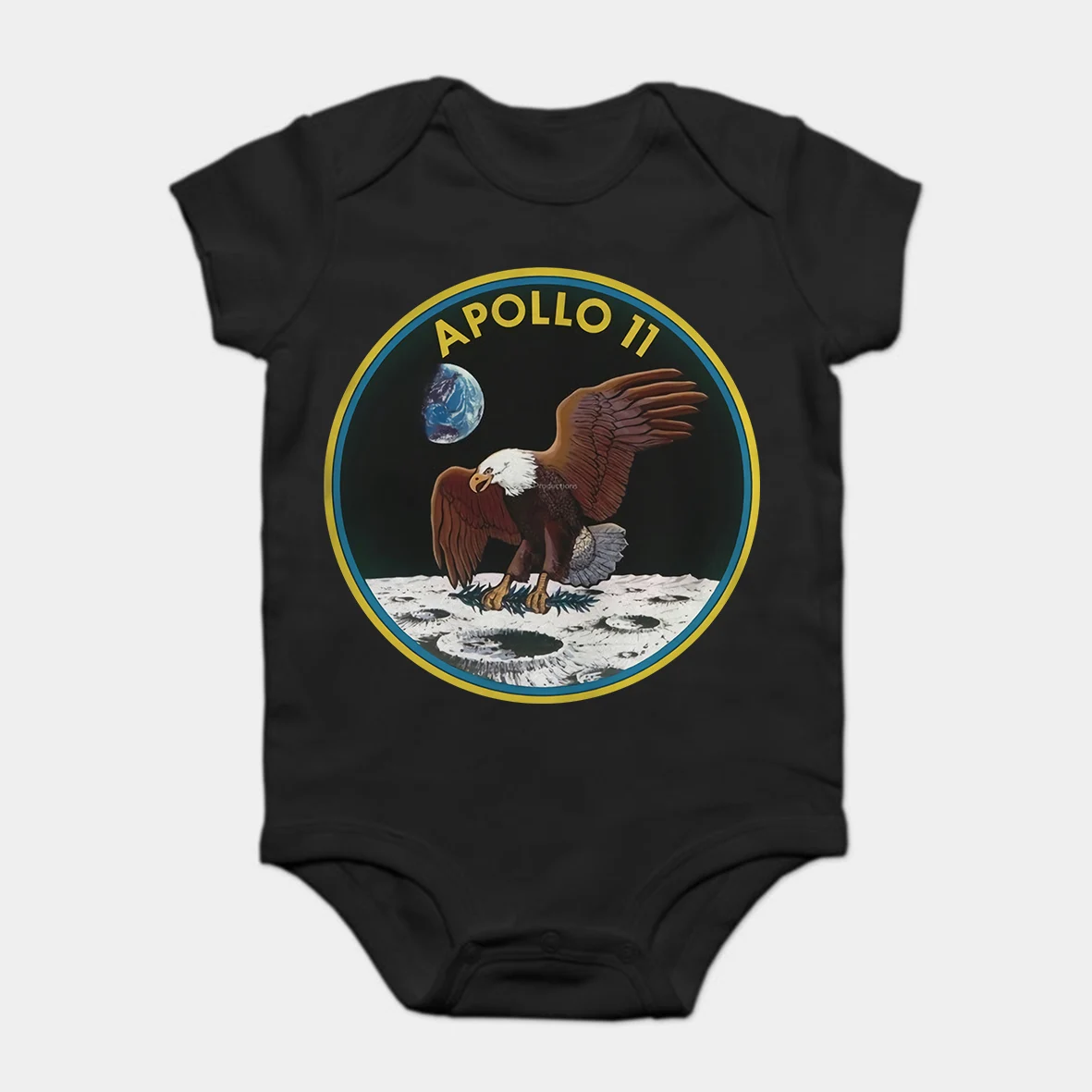 Baby Onesie Baby Bodysuits kid t shirt Funny novelty Apollo 11 Mission Logo cool
Baby Onesie Baby Bodysuits kid t shirt Funny novelty Apollo 11 Mission Logo cool