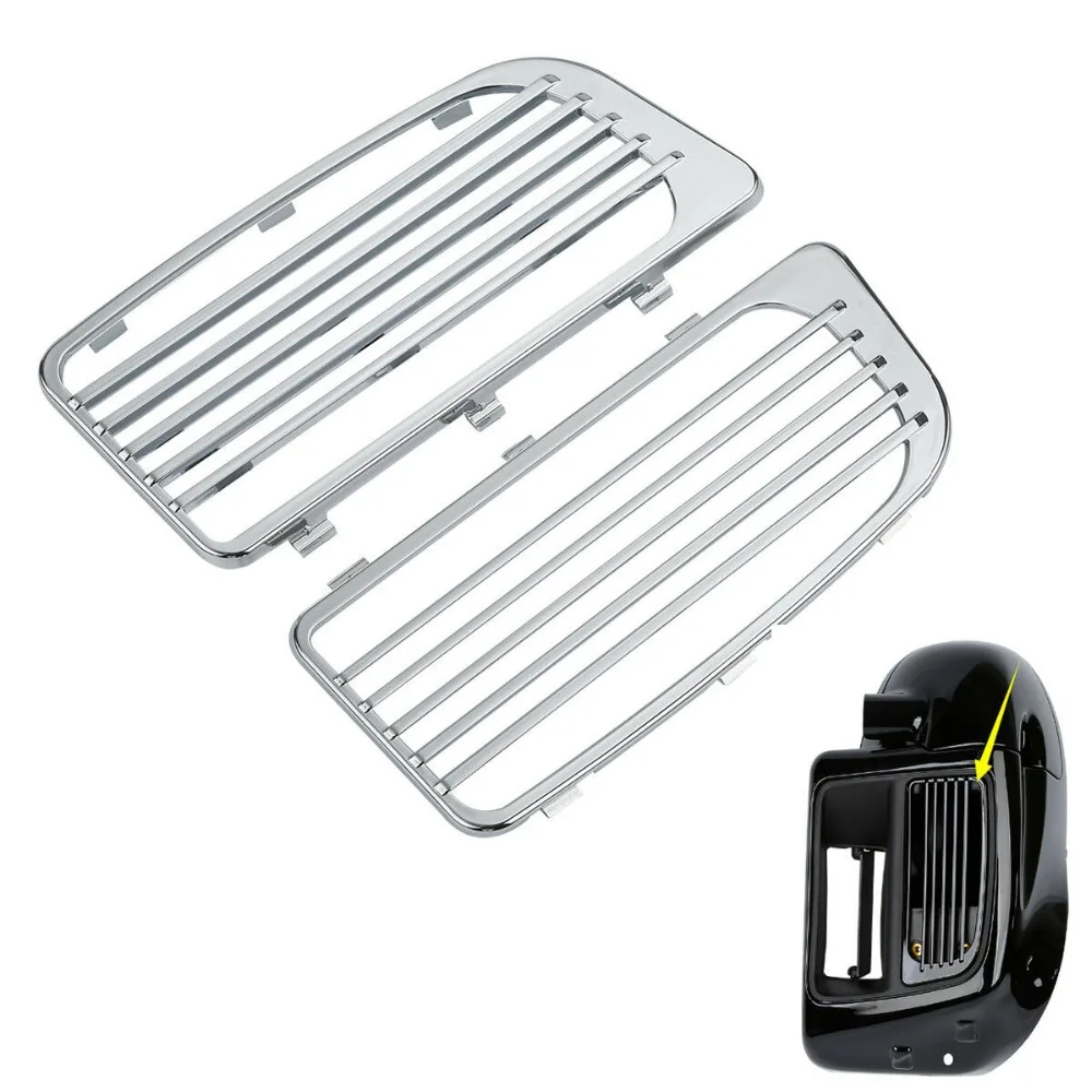 Black/Chrome ABS Radiator Grills Lower Fairing Twin Cooled For Harley Touring Models Electra Street Glide 2014-2018 17
Black/Chrome ABS Radiator Grills Lower Fairing Twin Cooled For Harley Touring Models Electra Street Glide 2014-2018 17