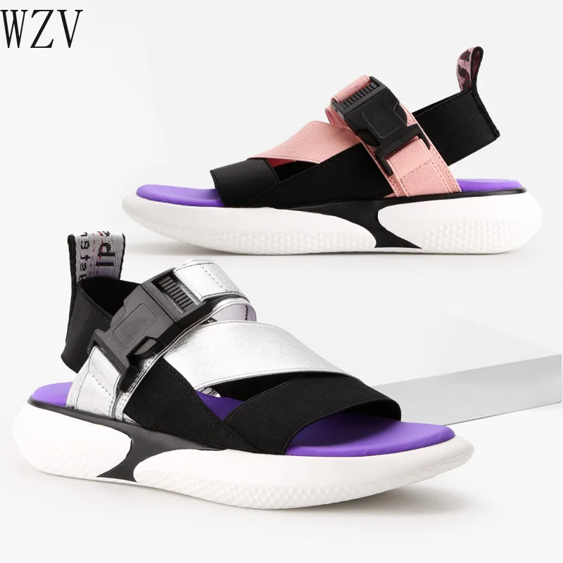 2019 New Summer Women Sandals Buckles Female Shoes Woman Summer Wedge Comfortable Sandals Ladies Flat Sandals Women Sandalias
2019 New Summer Women Sandals Buckles Female Shoes Woman Summer Wedge Comfortable Sandals Ladies Flat Sandals Women Sandalias
