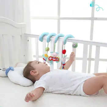 None Baby Stroller Toys with Music Cute Bees Insects Shape Rattle Bed Crib Hanging Stroller Spiral Plush Appease Toys
None Baby Stroller Toys with Music Cute Bees Insects Shape Rattle Bed Crib Hanging Stroller Spiral Plush Appease Toys