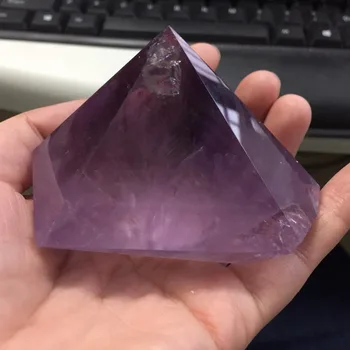 D136---262g Natural Clear Purply Polished Amethyst Crystal Special Pyramid Healing Ornaments Christmas Decoration for Home
D136---262g Natural Clear Purply Polished Amethyst Crystal Special Pyramid Healing Ornaments Christmas Decoration for Home