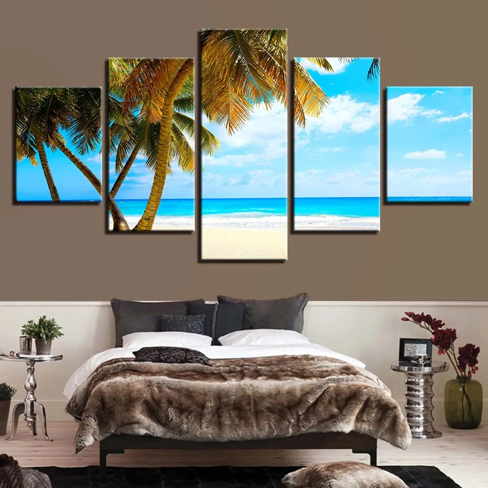 Modern HD Prints Canvas Painting Home Decor 5 Pieces Beach Wall Art Modular Sea Pictures Tree Landscape Bedroom Artwork Poster
Modern HD Prints Canvas Painting Home Decor 5 Pieces Beach Wall Art Modular Sea Pictures Tree Landscape Bedroom Artwork Poster