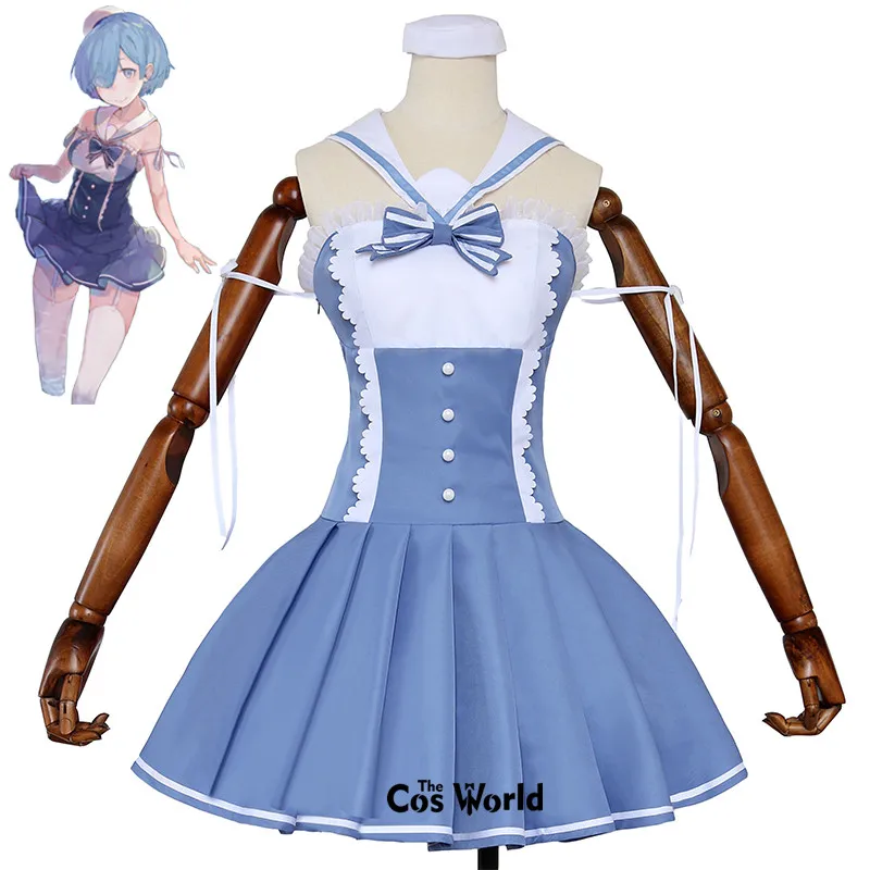Re Zero Kara Hajimeru Isekai Seikatsu Remu Summer Navy Uniform Sailor Suit Dress Outfit Anime Cosplay Costumes
Re Zero Kara Hajimeru Isekai Seikatsu Remu Summer Navy Uniform Sailor Suit Dress Outfit Anime Cosplay Costumes