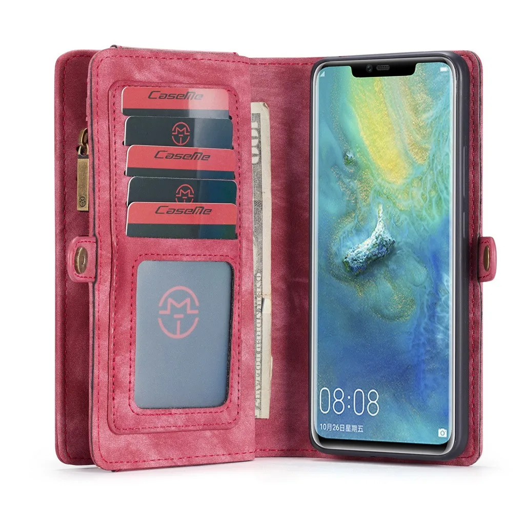NEW CASEME Business Shockproof With Card Pocket Detachable For HUAWEI Mate20 Pro 2-in-1 12 Slots Wallet Zip Leather Case
NEW CASEME Business Shockproof With Card Pocket Detachable For HUAWEI Mate20 Pro 2-in-1 12 Slots Wallet Zip Leather Case