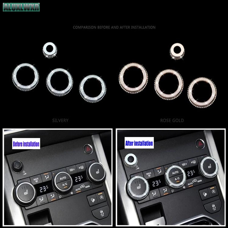 2014 2015 2016 2017 Air Conditioning Knob Decorative Cover Trim Car Accessories Fit for Land Rover Evoque Range Rover Sport
2014 2015 2016 2017 Air Conditioning Knob Decorative Cover Trim Car Accessories Fit for Land Rover Evoque Range Rover Sport